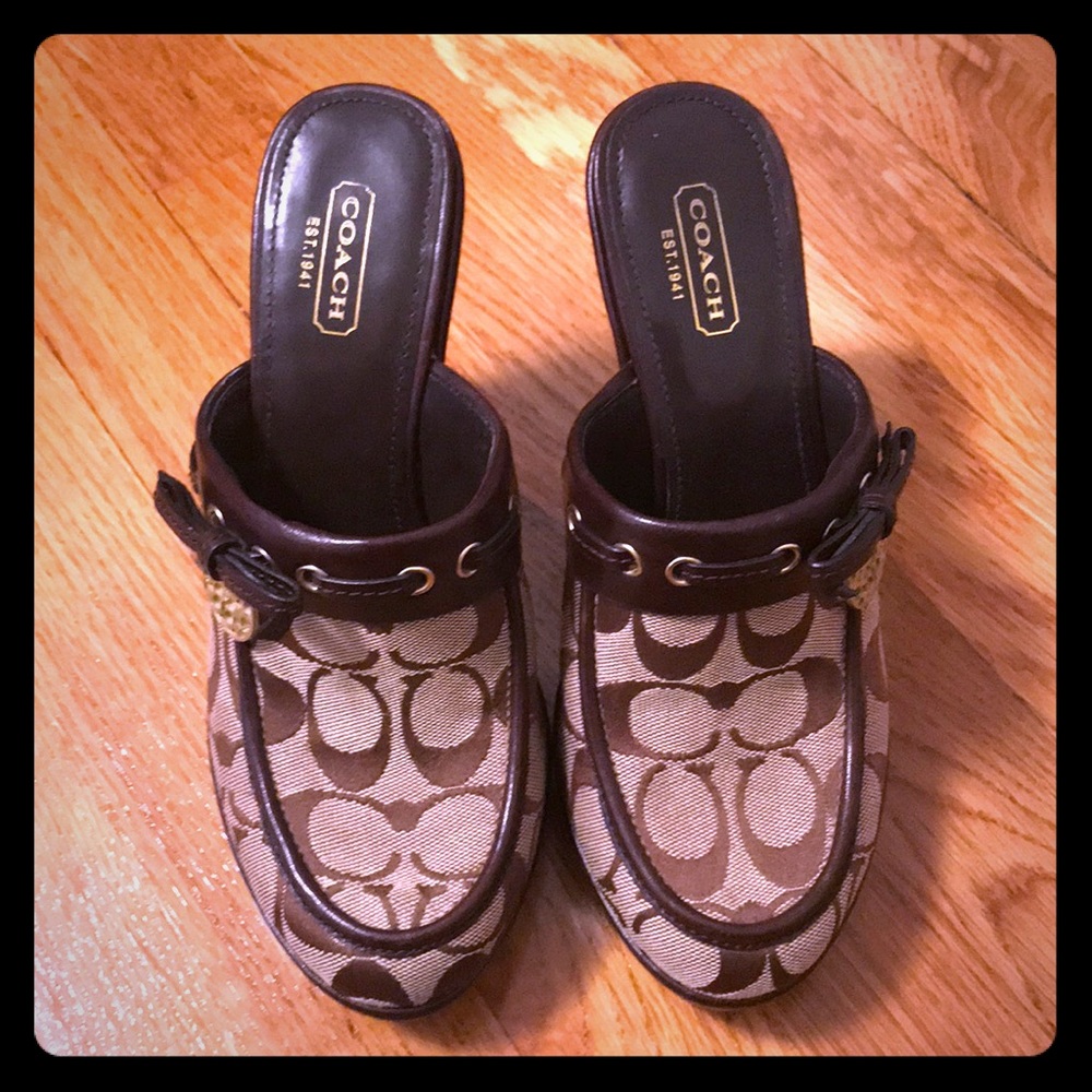 Coach heels willow clogs